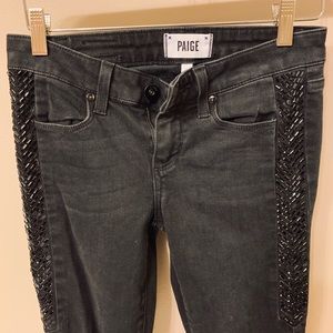PAIGE Black Skinny Jeans